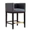 Manhattan Comfort Kingsley Counter Stool in Grey and Dark Walnut CS005-GY - alternate 1